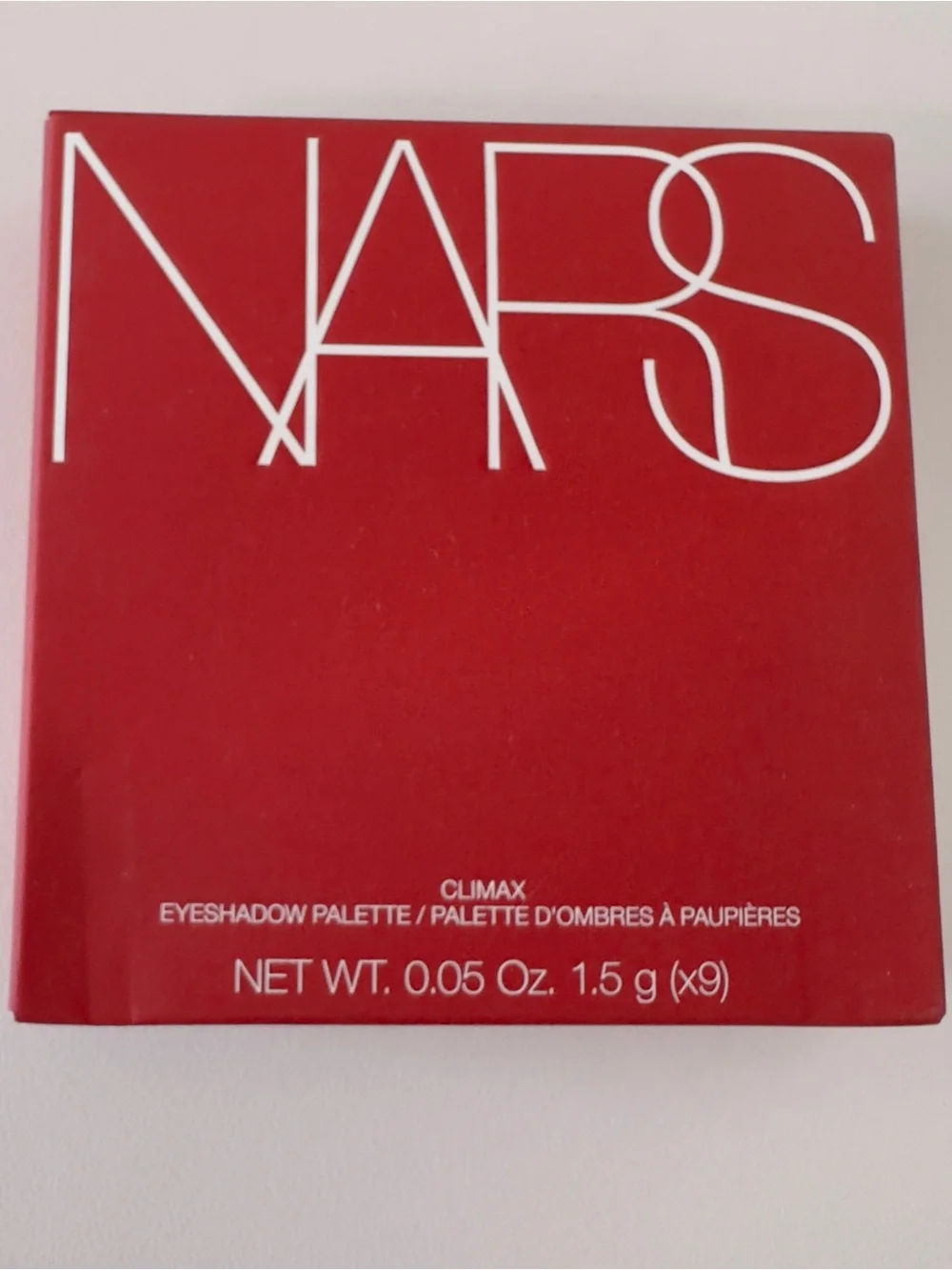 New NARS Climax 9-Pan Eyeshadow Palette